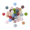 36Pcs 12 Colors Handmade Glass Woven Beads WOVE-TA0001-08-2