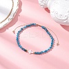 Natural Apatite Beaded Braided Bead Bracelets for Women BJEW-JB12211-03-1