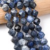 Natural Dumortierite Quartz Beads Strands G-F523-17-10mm-01-5