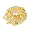 Brass Pave Clear Cubic Zirconia Chandelier Component Links LS-KK-L219-23G-2