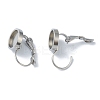 Tarnish Resistant 304 Stainless Steel Leverback Earring Findings KK-H152-09B-P-3
