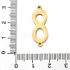 304 Stainless Steel Connector Charms STAS-F328-01G-3