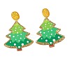 Acrylic Christmas Tree Dangle Stud Earrings FS-WGAD6E4-01-2