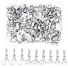 24 Sets 3 Style 304 Stainless Steel Lobster Claw Clasps FIND-FH0003-07-1