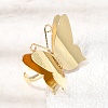 Brass Cuff Open Rings for Women RJEW-F215-02G-2