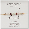 Natural stone constellation bracelet with 12 zodiac signs X-NR2952-5-1