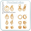 8 Pairs 8 Style Iron & Alloy & 316 Surgical Stainless Steel Stud Earrings EJEW-AN0003-79-2