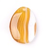 Natural Striped Agate Pendants G-P381-C-2