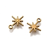 Ion Plating(IP) 304 Stainless Steel Charms STAS-F293-42G-1-2