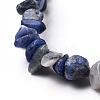 Natural Sodalite Chip Beads Stretch Bracelets BJEW-JB05765-03-2