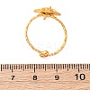 304 Stainless Steel Rhinestone Cuff Rings LS-RJEW-D306-23G-3