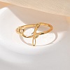 304 Stainless Steel Cuff Rings for Women RJEW-D285-01G-F-4