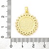 Brass Pendants with Cubic Zirconia KK-D536-14G-3