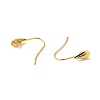 Brass Earring Hook KK-C003-01G-2