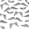 75Pcs 3 Styles Tibetan Style Alloy Fairy Wing Beads TIBEB-FS0001-15-3