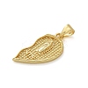 Brass Micro Pave Cubic Zirconia Pendants KK-M319-25G-02-2