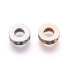 Brass Micro Pave Cubic Zirconia Beads ZIRC-E152-58-RS-1