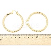 Brass Hoop Earrings EJEW-B117-06E-G-5