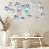 Laser Self-Adhesive 3D PVC Wall Stickers DIY-WH0013-69-4