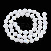 Imitation Jade Bicone Frosted Glass Bead Strands LS-EGLA-A039-J6mm-MB06-2