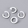 Spray Painted Iron Open Jump Rings IFIN-T017-04B-31-1