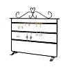 Triple Levels Rectangle Iron Earring Display Stand LS-CON-PW0001-153B-1