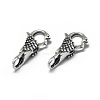 Thailand 925 Sterling Silver Lobster Claw Clasps STER-L057-007AS-1