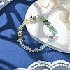 Natural Green Aventurine & Quartz Crystal & Prehnite & Citrine Chips Beaded Stretch Bracelets for Women BJEW-JB10875-2