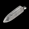 Natural Quartz Crystal Pointed Pendants G-F820-12B-2
