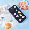 64Pcs 8 Styles Opaque Resin Sea Animals Cabochons CRES-SC0002-63-4