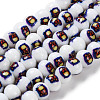 Printing Glass Beads for Necklaces Bracelets Making GLAA-B020-02A-10-1