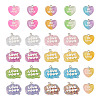 30Pcs 15 Styles Transparent Resin Pendants RESI-CW0001-21-1