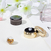 4Pcs Round Alloy Loose Diamond Storage Boxes CON-BC0008-09-5