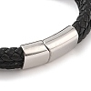 Braided Microfiber Leather Multi-strand Bracelets BJEW-B096-21D-3