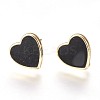 Brass Stud Earring Findings LS-KK-P153-25G-01-NF-1