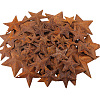 90Pcs 9 Styles Star Rust Iron Big Pendants IFIN-GF0001-12-7