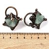 Natural Green Aventurine Merkaba Star Pendants G-C144-02R-04-3