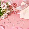 100PCS Unique Valentines Day Gift Ideas for Girlfriend Tibetan Style Alloy Pendants TIBEP-UN0001-07-5