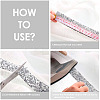 Glitter Resin Hotfix Rhinestone(Hot Melt Adhesive On The Back) OCOR-TA0002-02-40mm-12