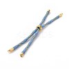 Nylon Cord Silder Bracelets MAK-C003-03G-19-1