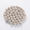 Polymer Clay Rhinestone Beads RB-H284-8MM-001-1