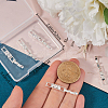 6Pcs Brass Pave Clear Cubic Zirconia Watch Band Clasps KK-BBC0014-03S-3