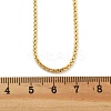 Brass Rolo Chains Necklaces for Women NJEW-D302-22G-5