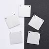 Anti-Tarnish 304 Stainless Steel Stamping Blank Tag Pendants STAS-I311-16B-P-2