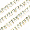 3.28 Feet Handmade Glass Beaded Chains X-CHC-I029-09N-1