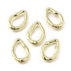 Brass Irregularity Spring Gate Rings KK-U072-43B-G-1