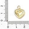 Brass Micro Pave Clear Cubic Zirconia Pendants KK-H255-08G-01-3