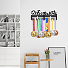 Sports Theme Iron Medal Hanger Holder Display Wall Rack ODIS-WH0021-451-6