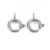 Non-Tarnish 304 Stainless Steel Spring Ring Clasps STAS-N095-049P-1