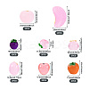 16pcs 8 styles Luminous Resin Fruit Display Decorations DJEW-TA0001-16-5